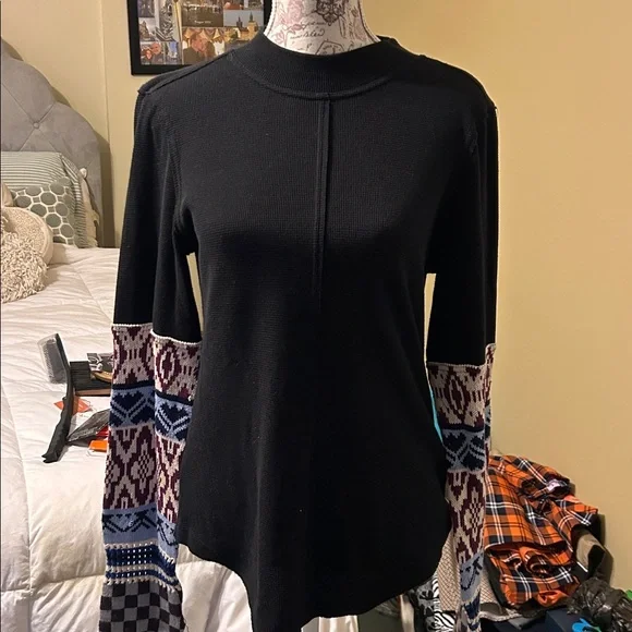 Set of two Free People thermal henleys - Picture 3 of 4
